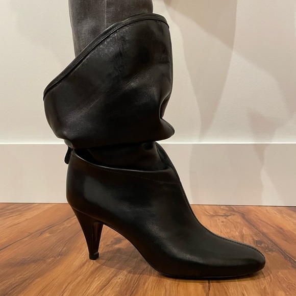 Gorgeous Sigerson Morrison slouch ankle boots. Black leather. US 6.5. Worn once - Picture 6 of 7